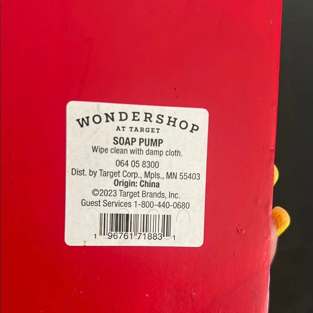 Prabal Gurung for Target Red and White Holiday Dog Soap Dispenser